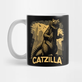 Giant Kaiju Cat Monster - Catzilla Mug